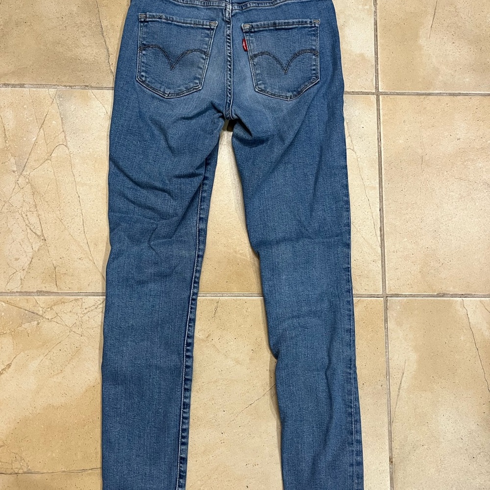 Levi’s Classic Blue Women's Jeans size 24 (00) Skinny Fit - Picture 4 of 7